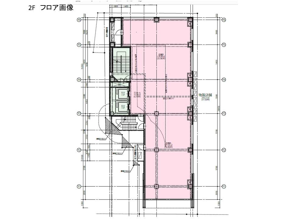 小田急線「町田」駅徒歩4分。原町田商店街内・鎌倉街道沿いの複合商業ビル（2021年1月竣工。7階建）